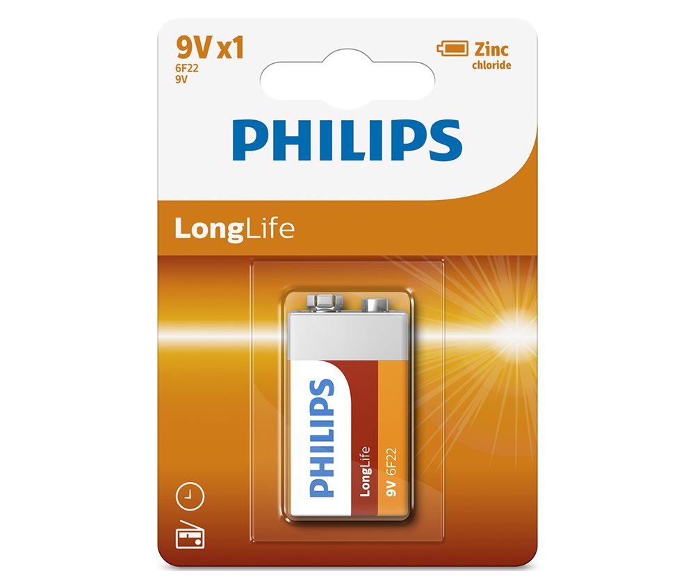 Pin Philips 6F22L1B (1 viên 9V)