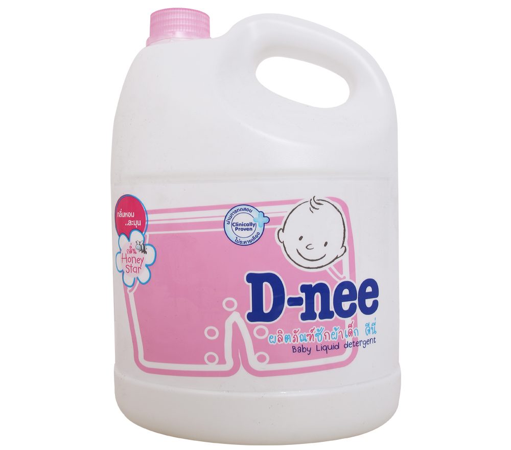 nước giặt quần áo em bé D-nee Hồng 3L