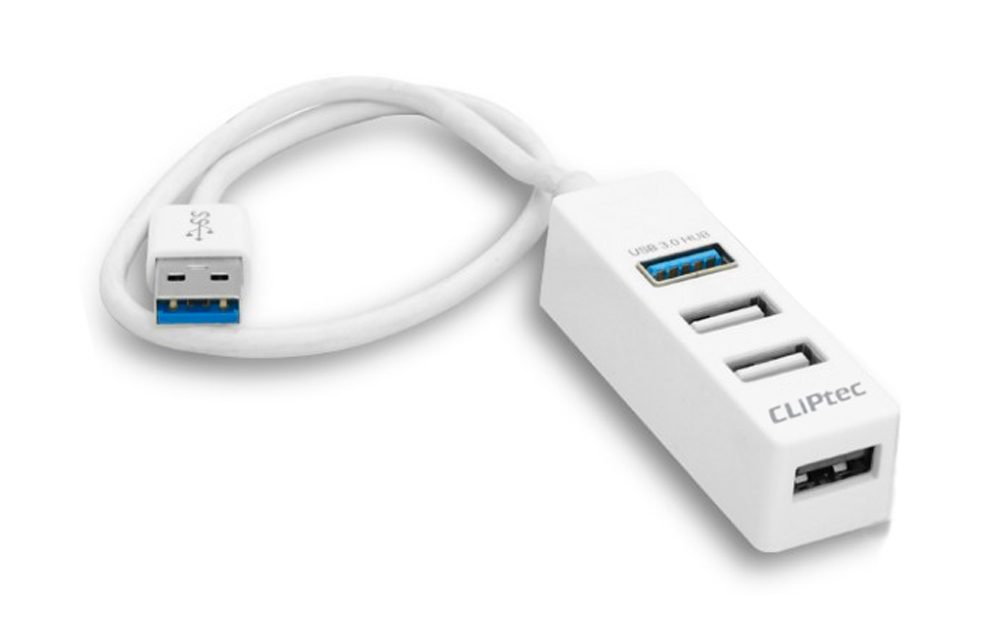 Bộ chia Hub USB Cliptec RZH343 (Trắng)-1