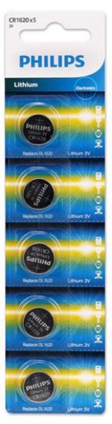 Pin Philips CR1620P5B (5 viên 3V)