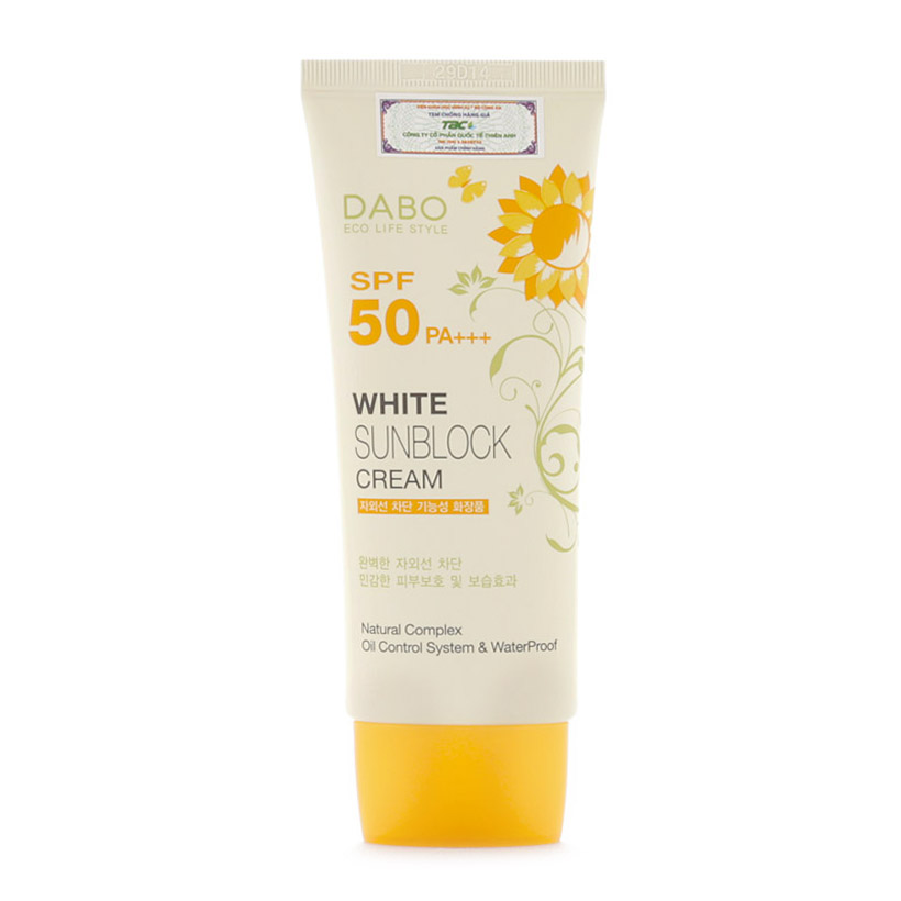 Kem chống nắng và làm trắng Dabo Hàn Quốc Sunblock (70ml)