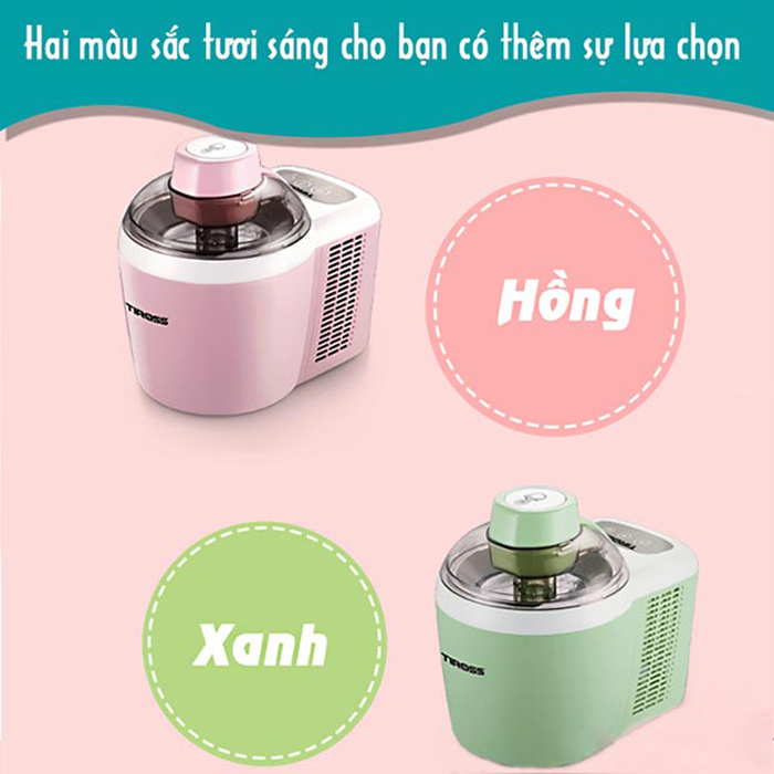 Máy làm kem Tiross TS9090, 90W (tự động hoàn toàn)