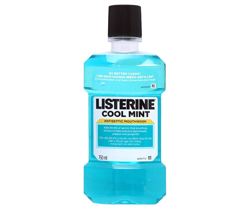 Nước Súc Miệng Diệt Khuẩn Listerine Cool Mint (750ml) - 1