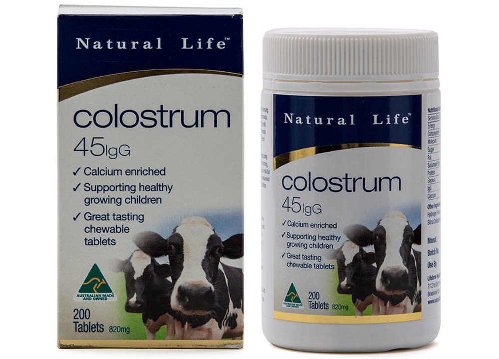 Thực phẩm chức năng Sữa non Natural Life Colostrum - Hộp 200 viên - 3