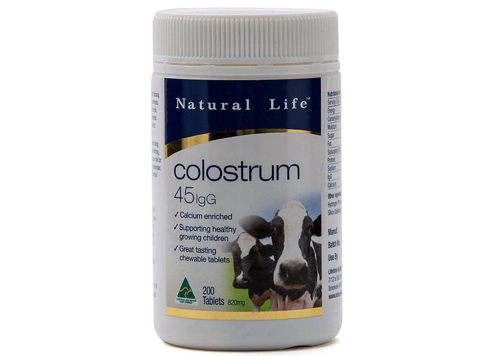 Thực phẩm chức năng Sữa non Natural Life Colostrum - Hộp 200 viên - 1