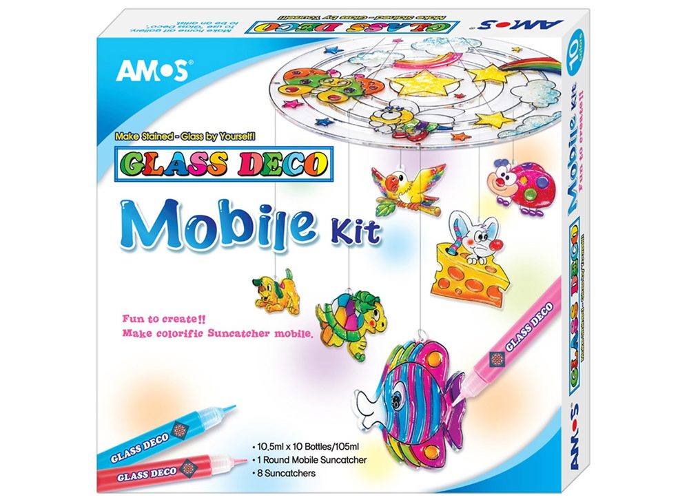 AMOS-Màu vẽ trang trí Mobile kit 10 màu AGD6 - 1