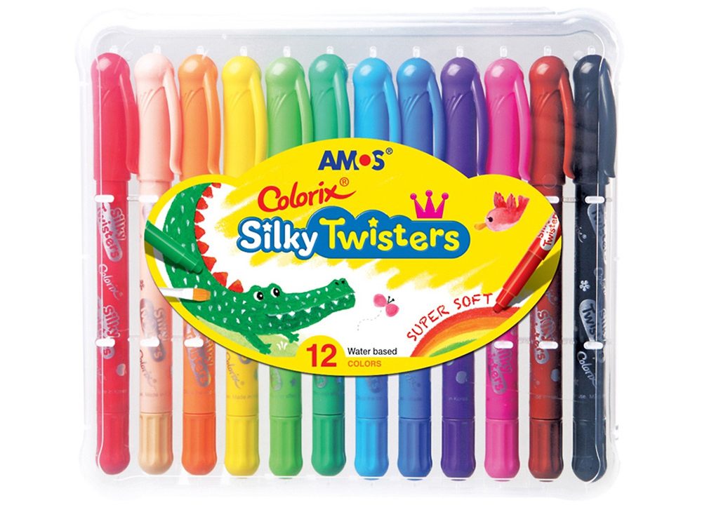 AMOS-Bộ Bút màu Twisters 12 màu AST1 - 2
