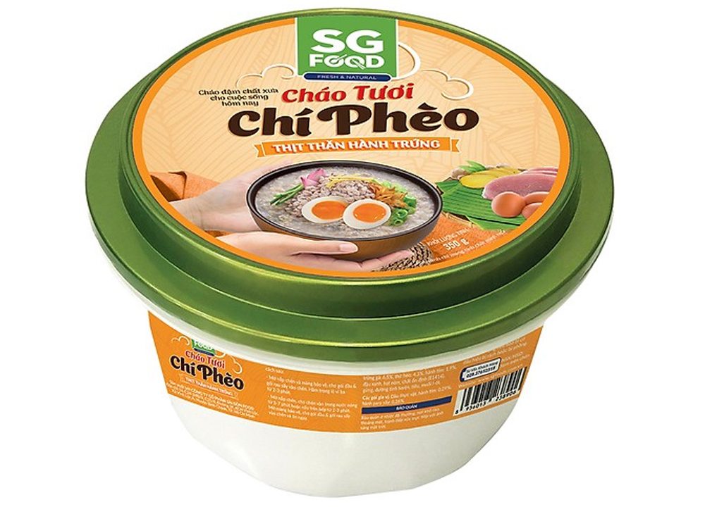 Cháo Tươi Chí Phèo Sài Gòn Food Thịt Thăn Hành Trứng 350g
