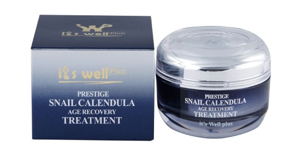 Kem Dưỡng Phục Hồi Lão Hóa Da Từ Ốc Sên & Calendula It's Well Plus Snail Calendula Prestige Age Recovery Treatment Cream CPAT (50g)_1