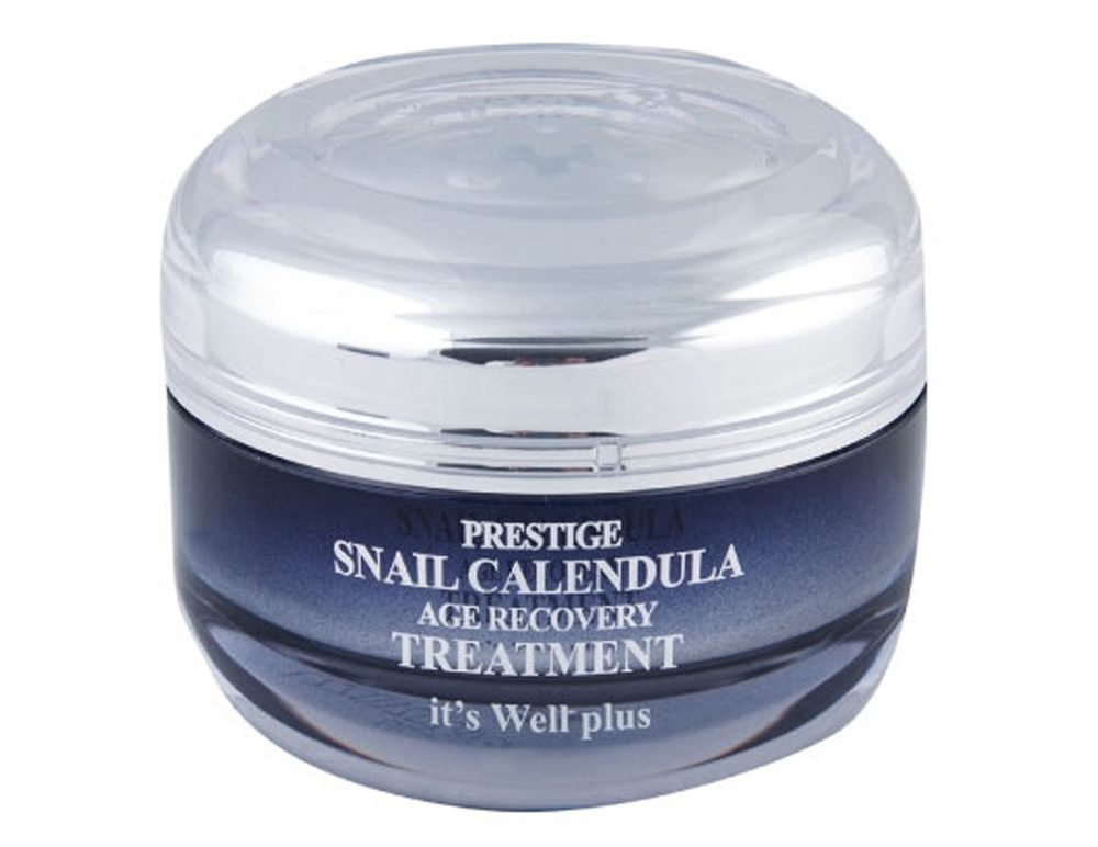 Kem Dưỡng Phục Hồi Lão Hóa Da Từ Ốc Sên & Calendula It's Well Plus Snail Calendula Prestige Age Recovery Treatment Cream CPAT (50g)_2