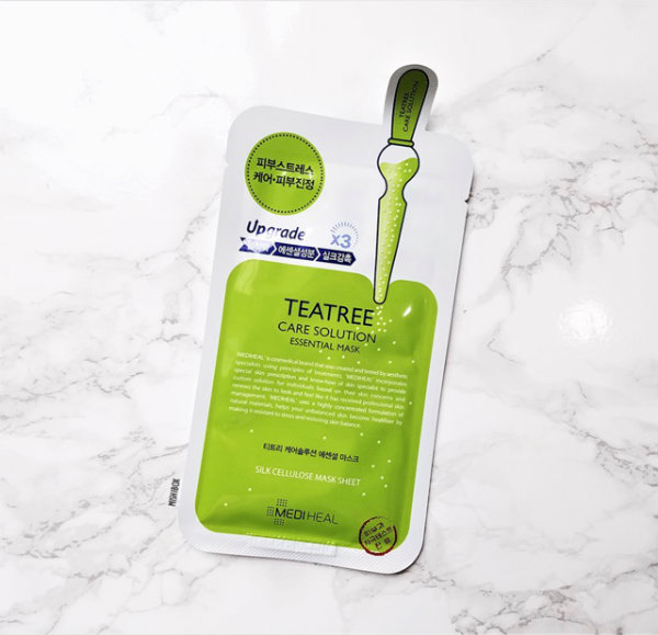Mặt nạ tinh chất tràm trà ngăn ngừa mụn Mediheal Teatree Care Solution Essential Mask 24ml_3