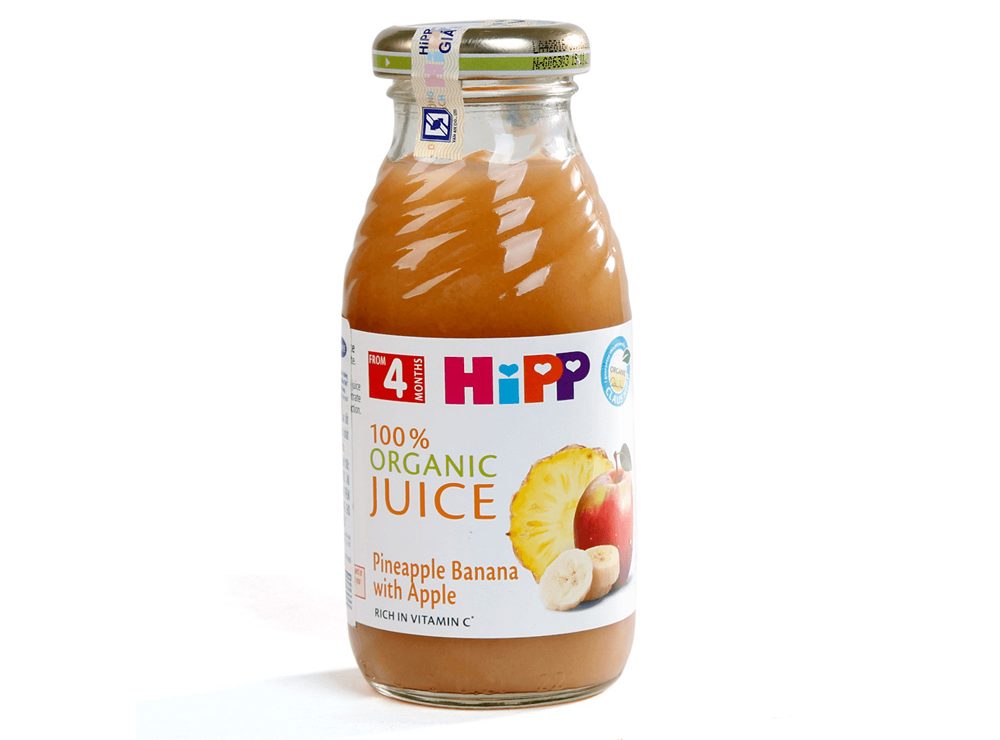 Nước ép hoa quả HiPP Organic - Dứa, chuối, táo 200ml_1