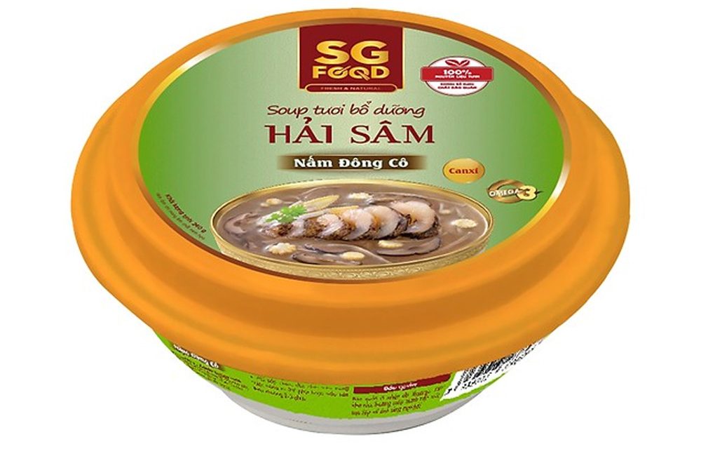 Soup tươi bổ dưỡng Sài Gòn Food Hải sâm & Nấm đông cô 240g