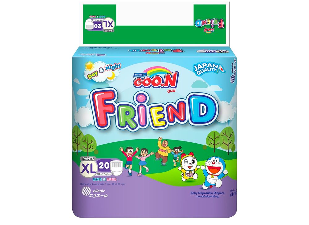 Tã Quần Goon Friend XL20 ( 12 - 17 Kg) (20 Miếng)