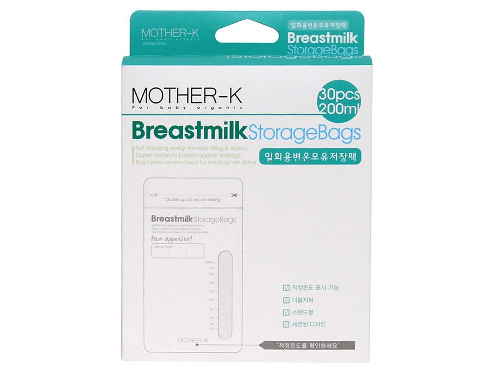 Túi trữ sữa cảm ứng nhiệt Mother-K Hàn Quốc 30c