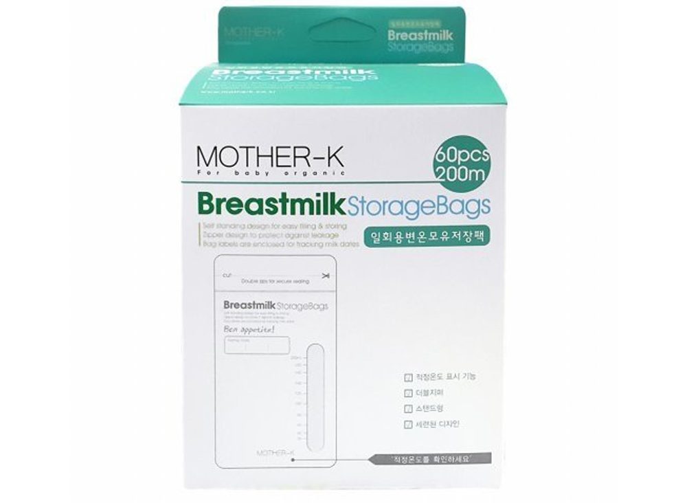 Túi trữ sữa cảm ứng nhiệt Mother-K Hàn Quốc 60c