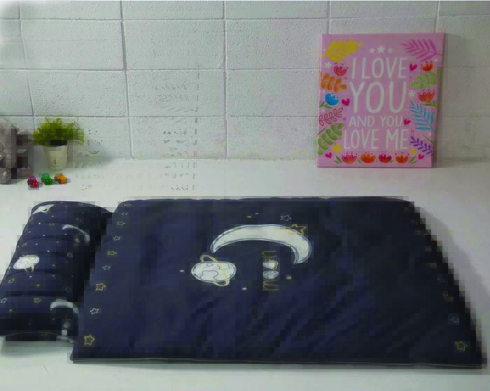Set ngủ trưa sợi tre LOL cho bé Deep Space (1,1m x1,2m) 8809584791487