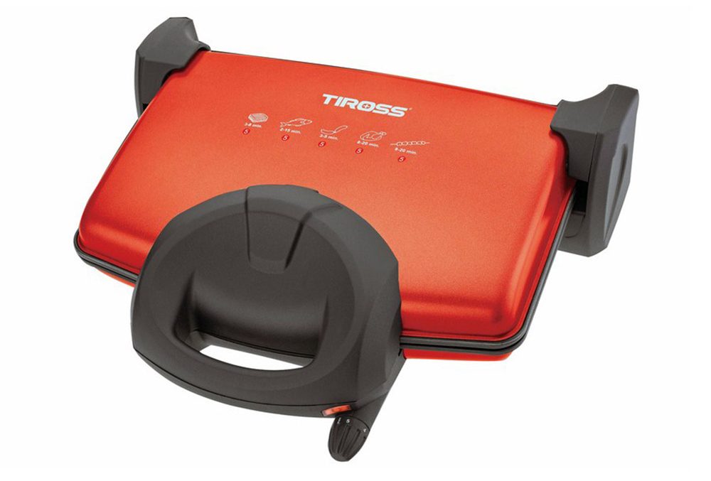 Kẹp nướng điện Tiross, 1600W, 3 màu (Đen, đỏ và bạc) TS9653_3
