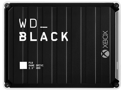 Ổ cứng HDD WD BLACK P10 Game Drive for XBOX ONE 12TB 2.5", 3.2 (WDBA5E0120HBK-SESN)| Dung lượng 12TB