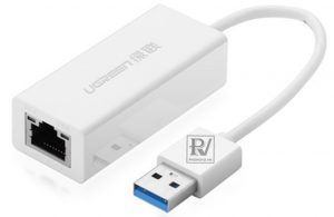 Cáp chuyển USB 3.0 to Lan hỗ trợ 10/100/1000 Mbps chính hãng Ugreen UG-20255