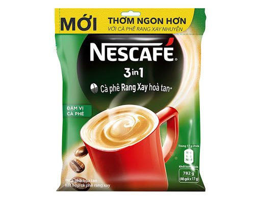 Cafe Hòa Tan NESCAFÉ 3 in1 Đậm Vị Cafe Bịch 46 gói x 17g_1