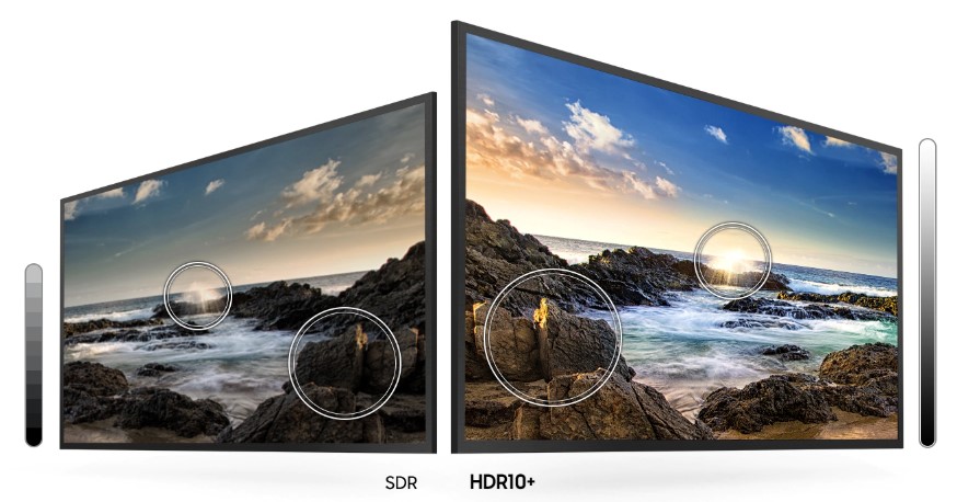 Smart Tivi Samsung 4K 55 inch UA55TU7000KXXV | Nâng cao độ tương phản HDR10+