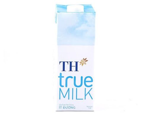 Sữa tươi tiệt trùng TH True Milk ít đường hộp 1L
