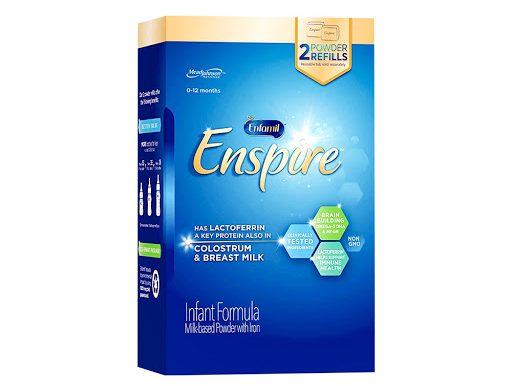 Sữa bột Enfamil Enspire Infant 850g dành cho trẻ 0-12 tháng tuổi (hộp 2 túi thiếc 425g)