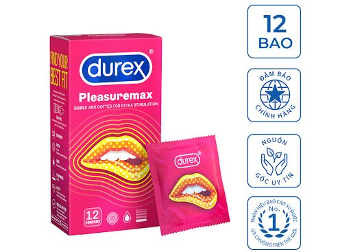 Bao cao su Durex Pleasuremax 12 bao_1