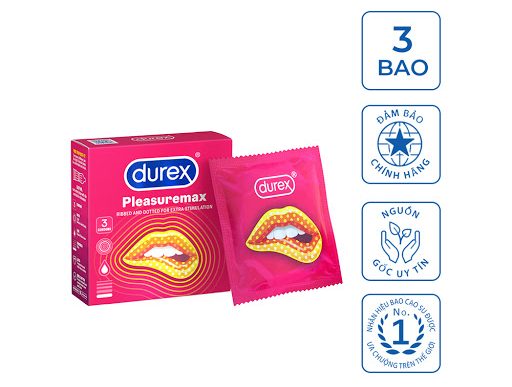 Bao cao su Durex Pleasuremax 3 bao_1