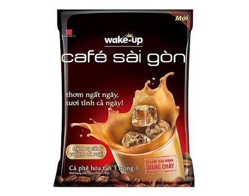 Cafe Sữa Wakeup Sài Gòn bịch 24 gói x 19gr_1