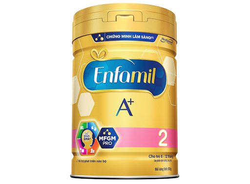Sữa bột Enfamil A+ 2 (830g) (6 - 12 tháng tuổi)