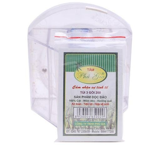 Tăm Phú Gia túi 3 gói 200 chiếc_1