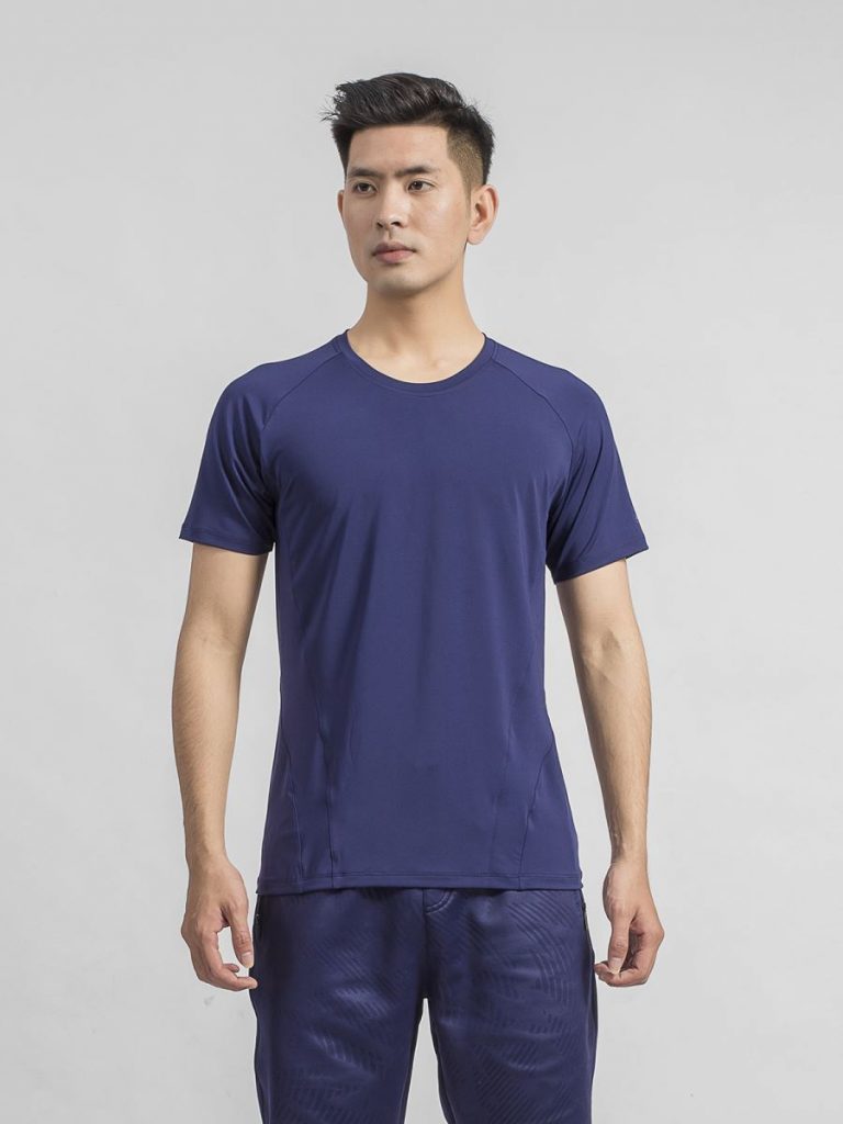 Áo T-shirt ngắn tay Aristino ATS012S9 màu Xanh tím than 74 cỡ L