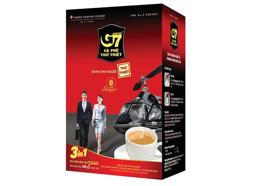 Cà phê Hòa Tan 3in1 Trung Nguyên G7 hộp 18 gói x 16g_1