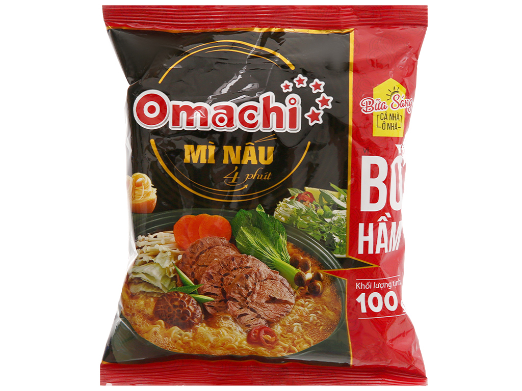 Mì Omachi bò nấu cay 100gr_1