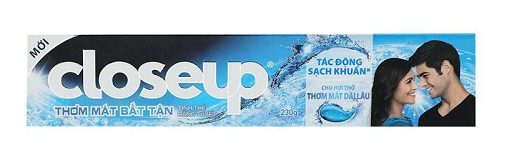 Kem đánh răng dạng gel Closeup thơm mát bất tận - tinh thể băng tuyết 230g