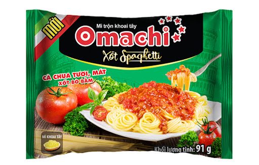 Mì trộn khoai tây sốt spaghetti Omachi 91g-1