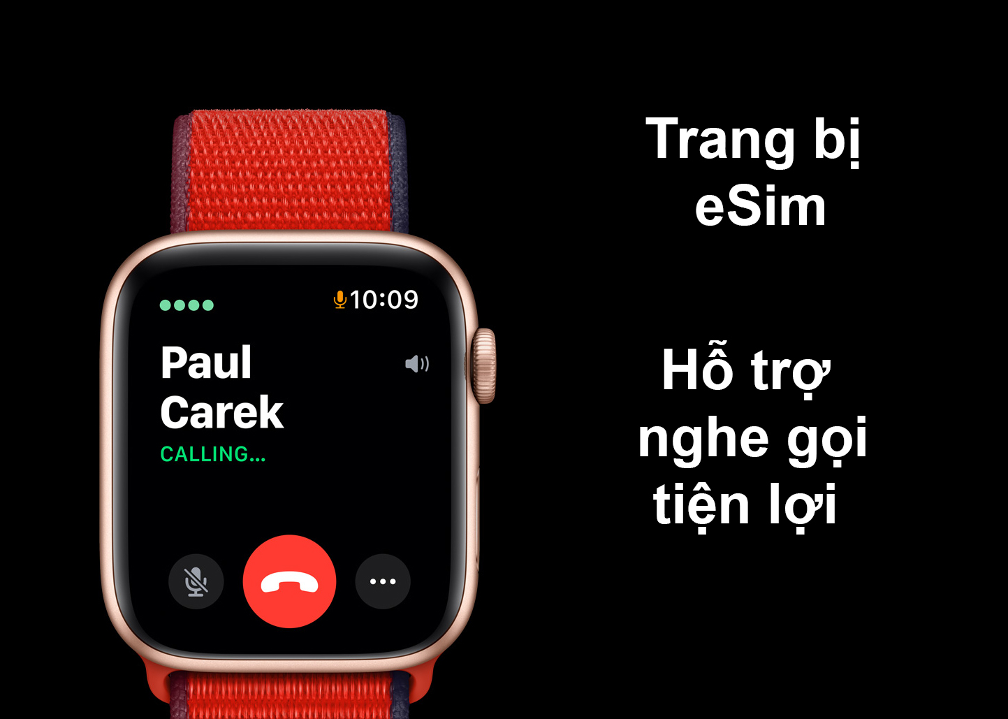 Apple Watch Series 6 GPS + 4G 40mm viền thép không gỉ màu Than Chì  | Trang bị eSim