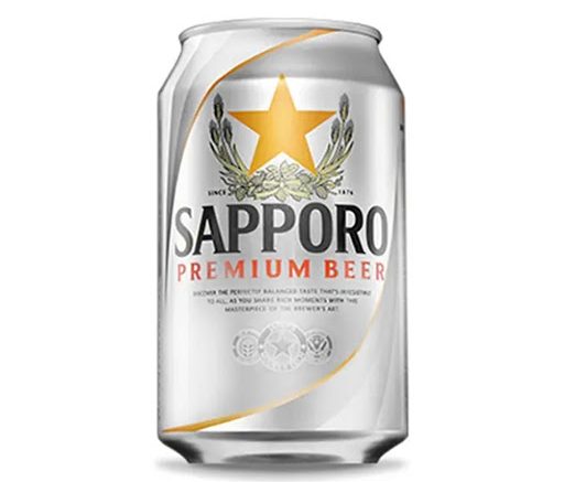 Bia Sapporo Premium lon 330ml