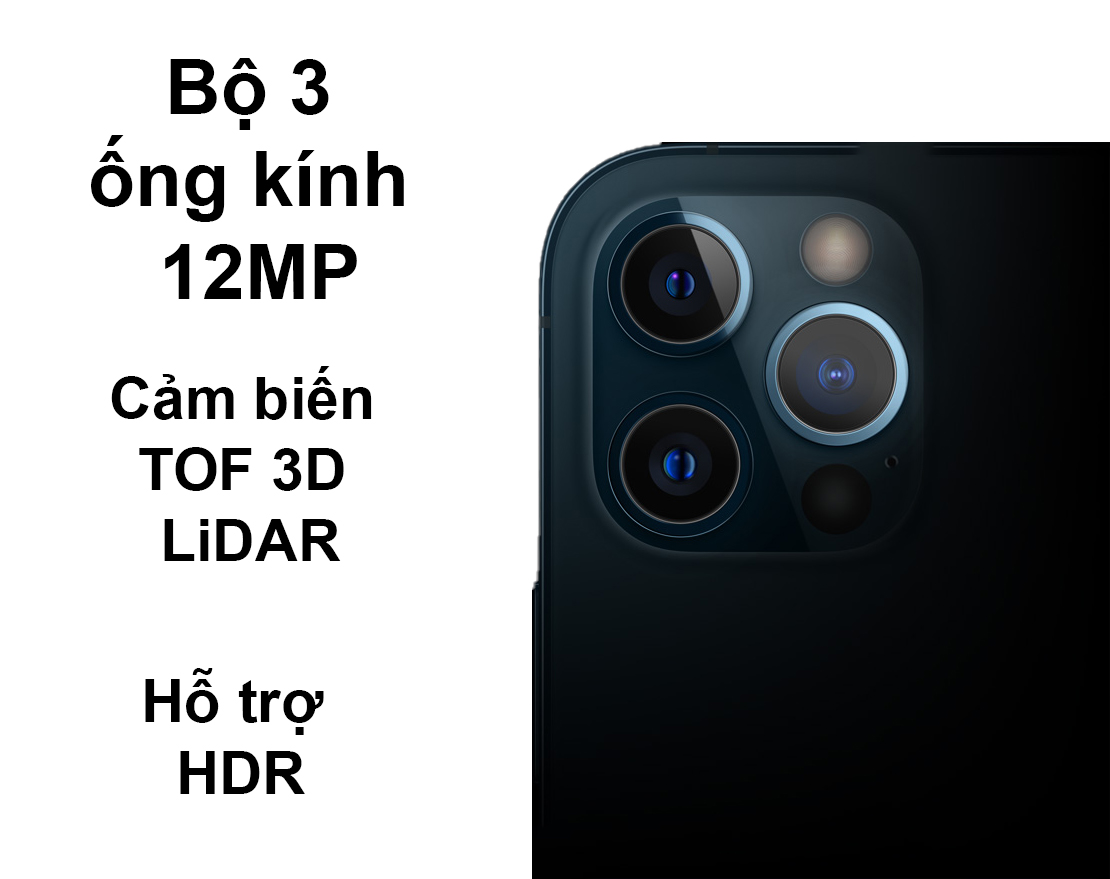 iPhone 12 Pro 256 GB | Bộ ba camera sắc nét