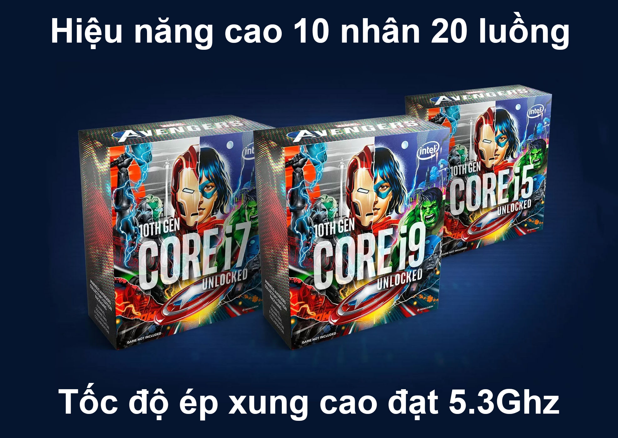 CPU Intel Comet Lake Core i9-10900KA Avengers Edition | Hiệu năng cao 10 nhân 20 luông tốc độ 5.3Ghz