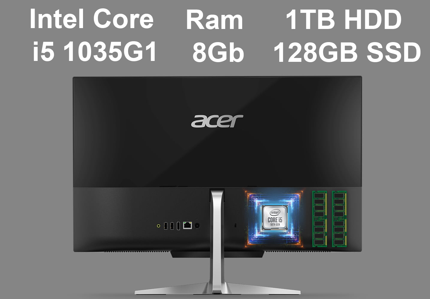 PC Acer AIO AS C22-963 | Hiệu năng mạnh mẽ