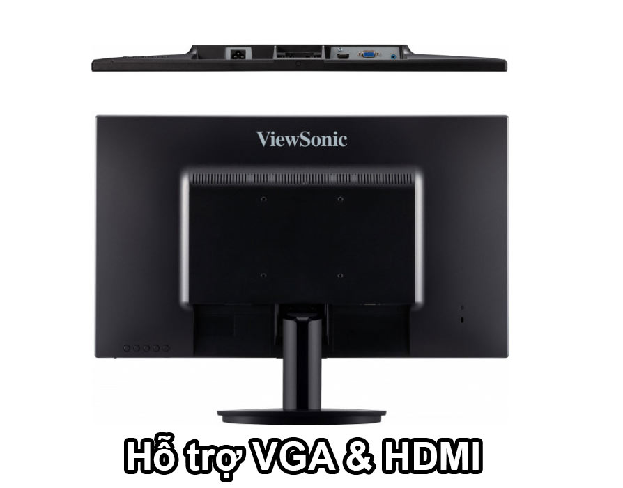 Màn hình LCD 24 inch ViewSonic VA2418-SH | Hỗ trợ HDMI và VGA