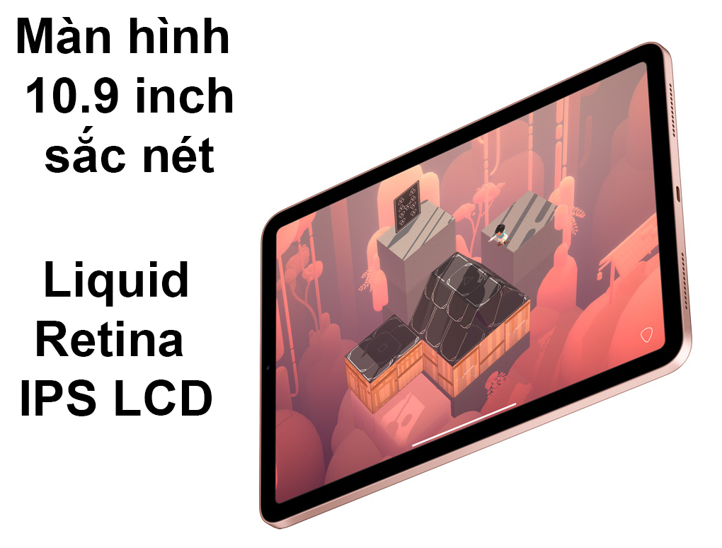 Apple iPad Air 4 (2020) 10.9" Wifi + Cellular 64GB (MYH12ZA/A) | Màn hình 10.9 inch sắc nét, liquid retina IPS LCD
