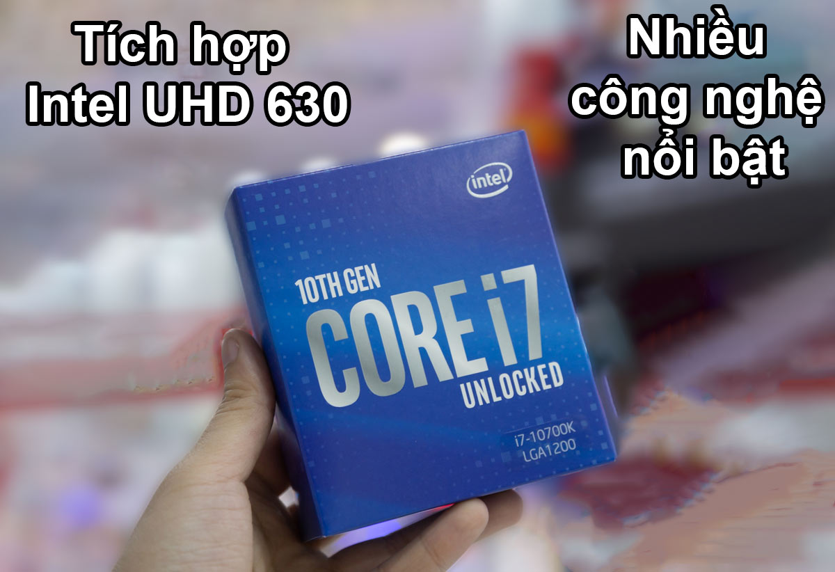 CPU Intel Comet Lake Core i7-10700K | tích hợp Intel UHD 630