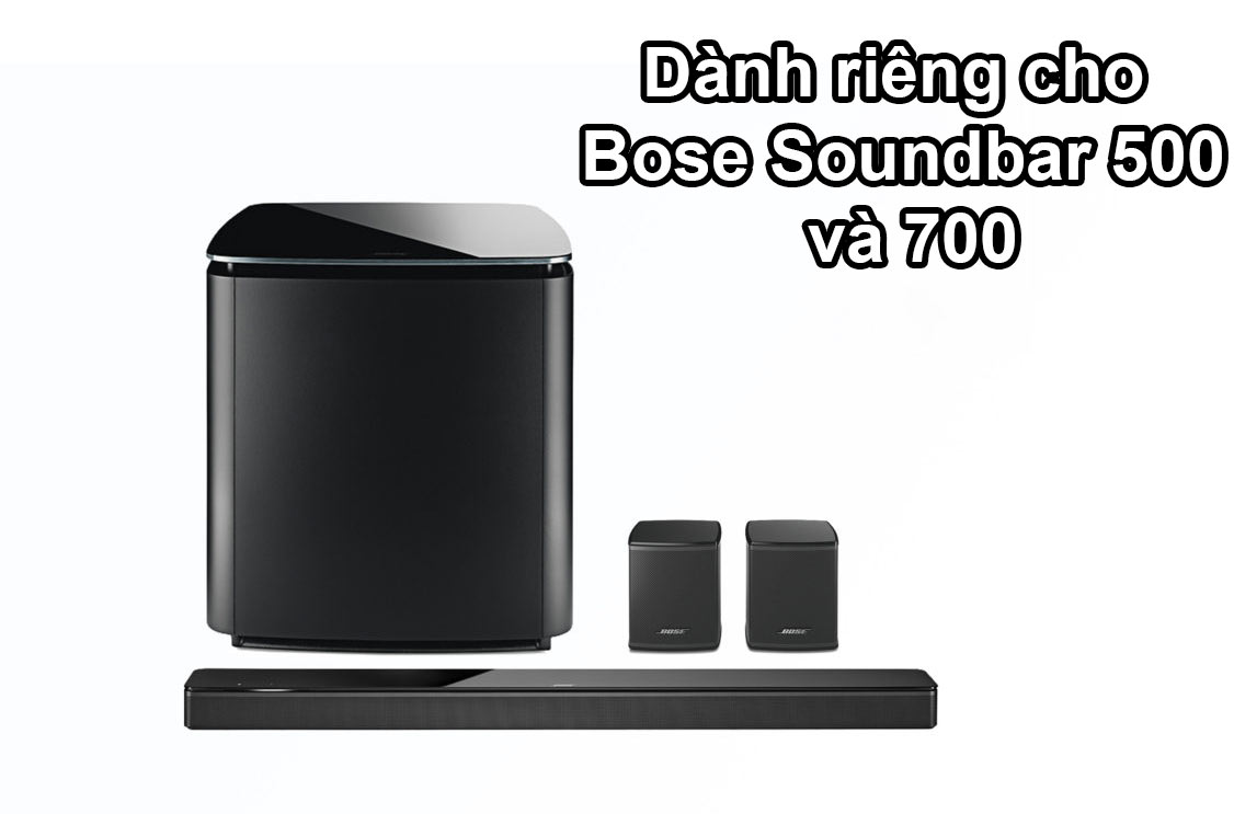 Loa Bose Surround màu Đen | Thiết kế riêng dành cho Bose Soundbar 500 và 700
