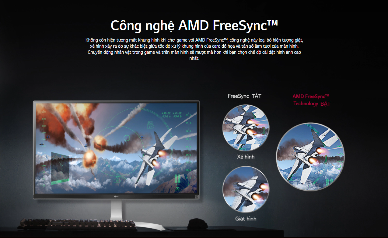 Màn Hình LG 27 inch 27MP59G-P | Công nghệ AMD FreeSync