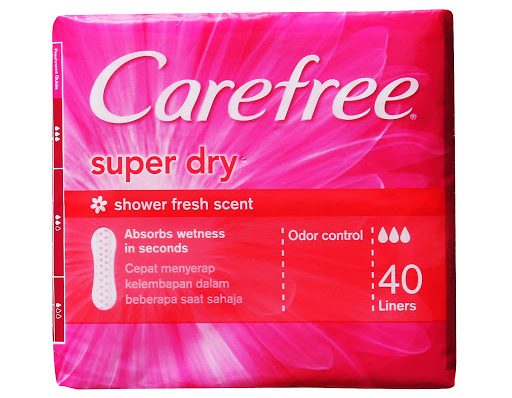 Băng vệ sinh hằng ngày Carefree siêu thấm 40 miếng