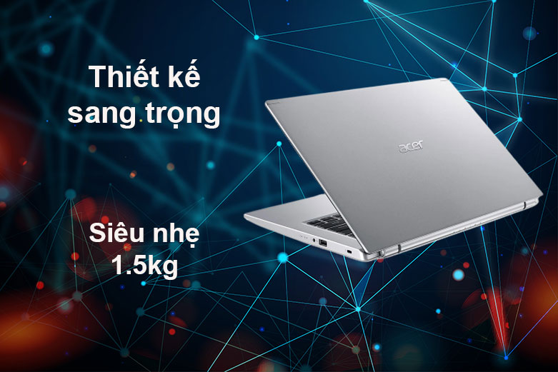 Laptop Acer Aspire 5 A514-54-39KU | Thiết kế snag trọng, Siêu nhẹ 1.5 kg